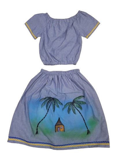 Karabela set Jacmel (skirt & top)